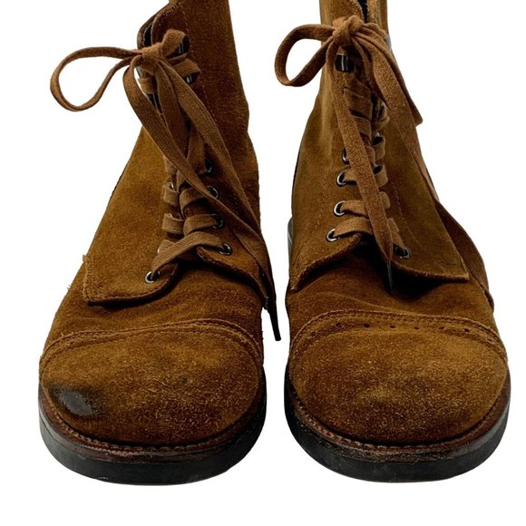 Mens Coach Bleecker Brown Suede Lace Up Boots Size 13D 6591 GUC Style G1547 - Picture 9 of 15